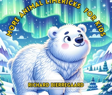 Limerick cover with a polar bear