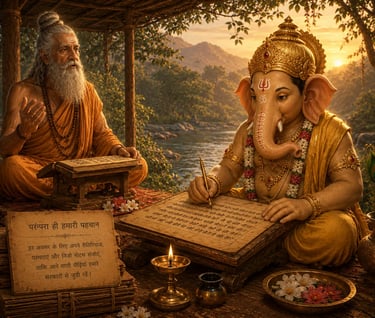 ganesha-noting-vyas-rishi-preserve-traditions