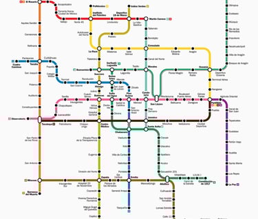 Mexico City Metro map