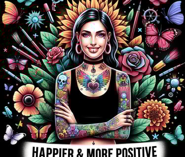 Illustratie voor blog: Kunst op de Huid: De Verhalen Achter de Tattoos van Body Pleasures