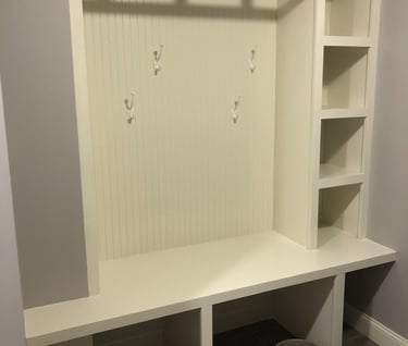 shoe bench built in painting chicopee ma