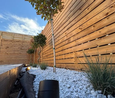 Considered garden lighting to enhance garden features