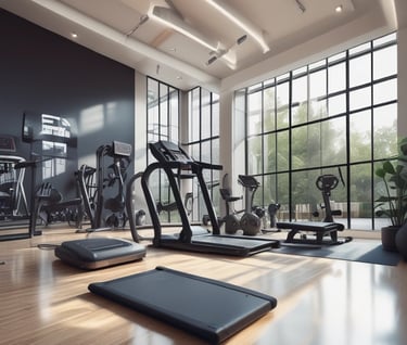 Schulz & Partner mehrere Cardiogeräte im Fitnessstidio