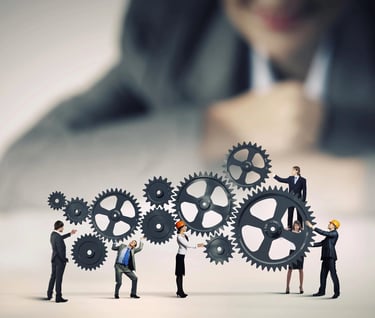 co-operate with others