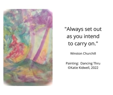 Dancing through the woods and into the light.