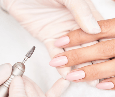 a manicures tool doing manicures 