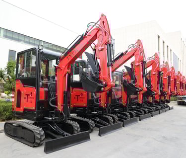 6000 lbs mini excavators