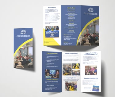 NVRC brochure laying out