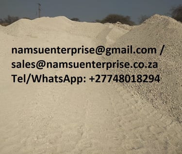 Agricultural Dolimite and Calcitic Lime stock
