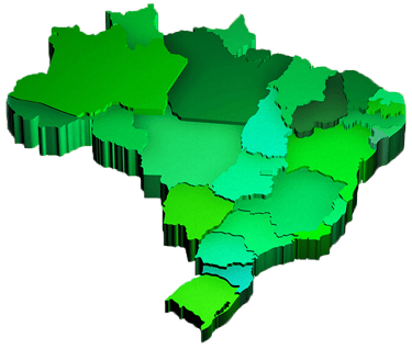 a map of brazil with a map of the country