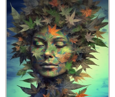 a woman with anxiety and cannabis
