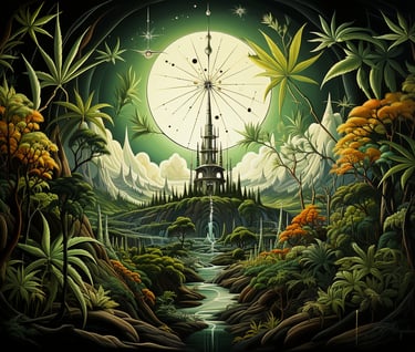 ai artwork cannabis themed