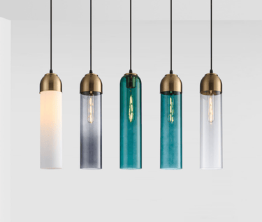 MNK-PD055 glass decorated led pendant light with edison bulbs old style dinning room lights