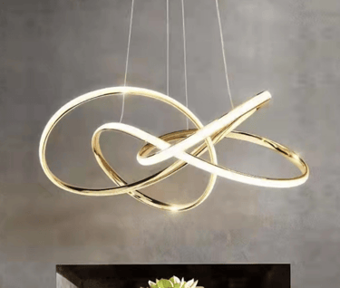 MNK-K318 electroplated gold finished supper elegant led pendant light for dinning room