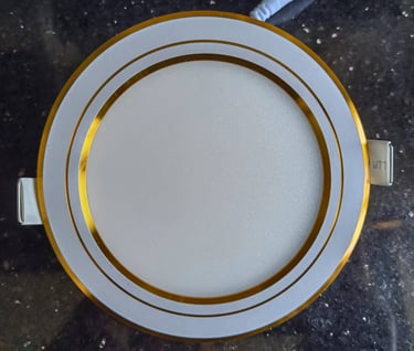 MNK-PBR01-Gold surface decor gold color ring panel light