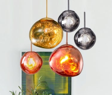 MNK-PD052 special irregular creative led pendant light