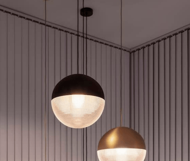 MNK-PD063 half anti-glare acrylic lampshade ball chandelier led