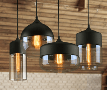 MNK-PD074 Retro clear glass chandelier