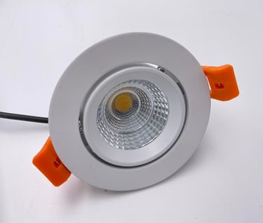 MNK-DNR001 mini spotlight led white housing