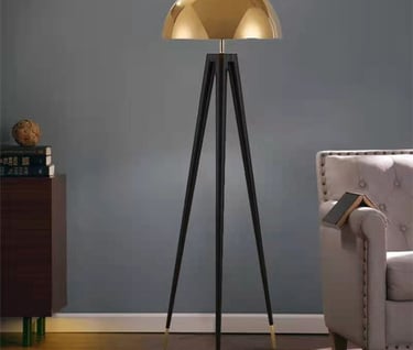 MNK-FL173 Study Mushroom Tripod Floor Lamp