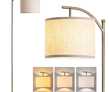 MNK-FL181 Floor Lamp Living Room, Continuous Colour Temperatures, Continuously Dimmable, Floor Lamp