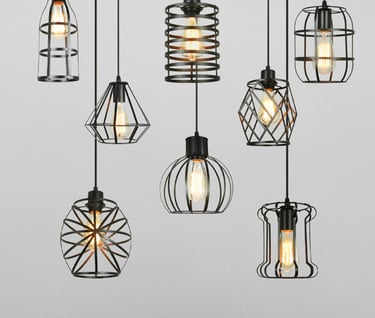MNK-IR00 Lron Lampshade Pendant Light Lamp shade Loft DIY Metal Cage