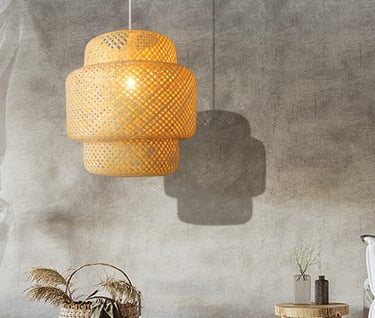 MNK-LC25 Luminaires et éclairage, SINNERLIG Suspension, bambou