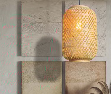 MNK-LC49 Southeast Asian Handmade Bamboo Lampshade