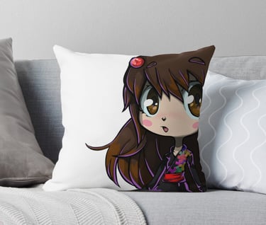 Anu Cartoon Character THROW PILLOW
