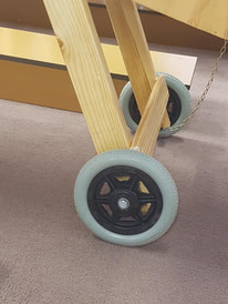 Larger marimba wheels are available