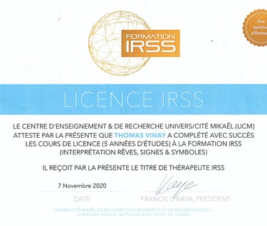 diplome formation interprétation des rêves signes et symboles
