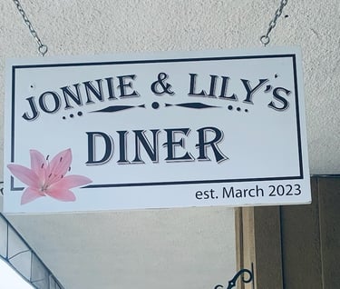 Jonnie & Lily's Diner Sign