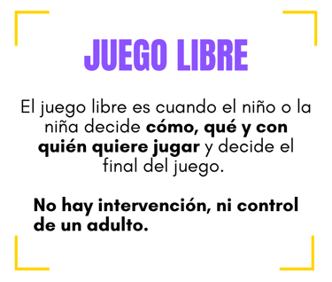 Text: texto juego libre