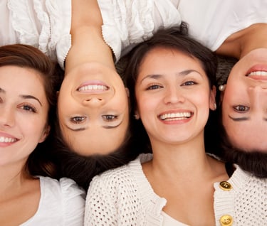 Thrive Her Wellness community — women sharing joy, emotional renewal, and holistic connection