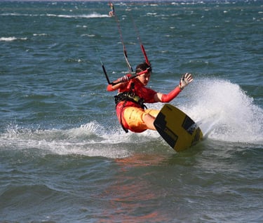 kitesurfing tricks
