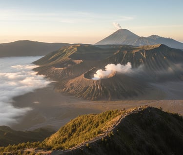 Photo of Mt. Bromo Crater at East Java Indonesia