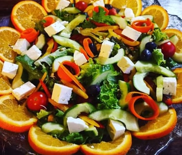 Delicious mixed salad