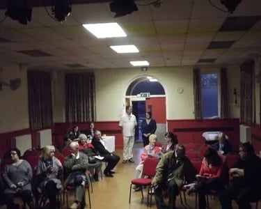 Bruce Clifton & Sonia Parker conducting a workshop
