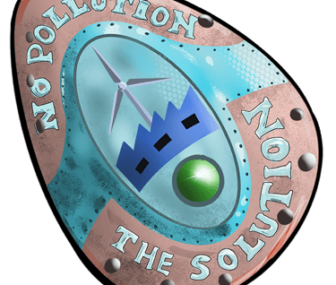 The shield "No Pollution The Solution" of EOTM