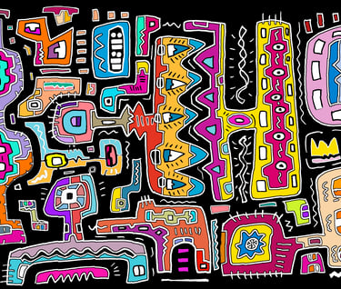 Circuits BBG, a Painting From the 'Beautiful Art for Stendhal Syndrome Sufferers' Collection