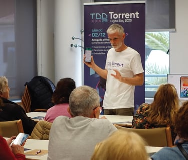 Sebastián Fagonde en mentoría tecnológica