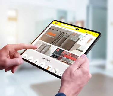 Ecommerce en una tablet