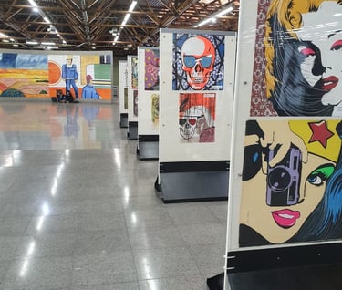 Conheça as obras impactantes de Sérgio Astral na exposição "Se Liga no Traço