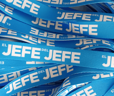 cintas de obras de teatro para destacar jefe del jefed