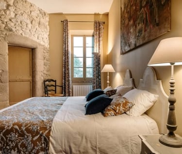 chmabre dans un château du sud de la France