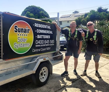 Steel and Shane from Sunair Solar