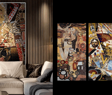 Glass Mosaic Mural , Custom Mosaic Mural