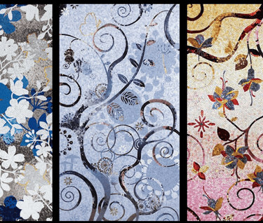 Glass Mosaic Mural , Custom Mosaic Mural