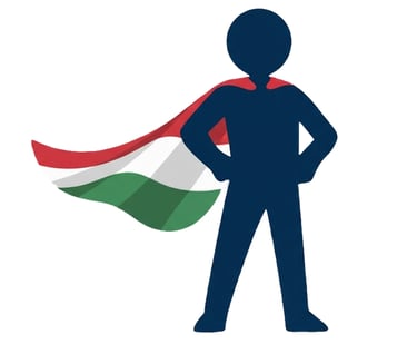 From Zero to Hero in Hungarian logo