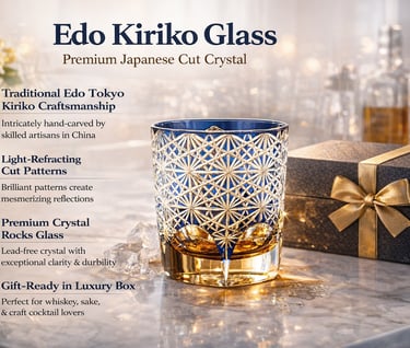 Edo Kiriko Glass Manufacturer in China